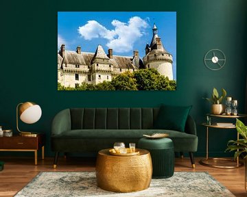 Chaumont Castle in Chaumont sur Loire on the Loire in France by Dieter Walther