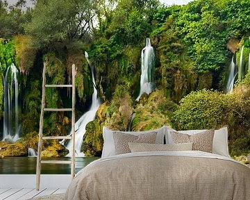 Kravica waterfalls by Hans Vellekoop