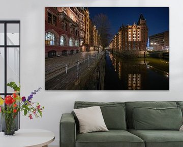 Hamburg - Speicherstadt bei Nacht