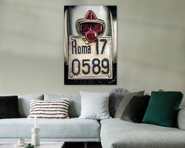 Roma: Vintage Vespa  (mancave version) van juvani photo