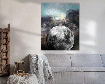 LUNE sous le CIEL MAGIQUE XII sur Pia Schneider