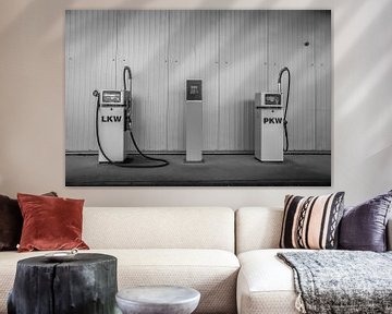 Two gas pumps by Norbert Sülzner