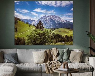 Uitzicht op de Watzmann in de Berchtesgadener Alpen van Animaflora PicsStock