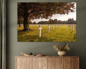 American cemetery in Henri-Chapelle Belgium by Lucia Leemans