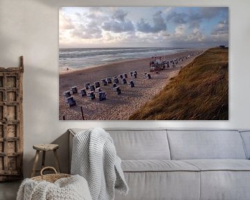 Strandgedeelte bij Rantum / Sylt van Martin Flechsig