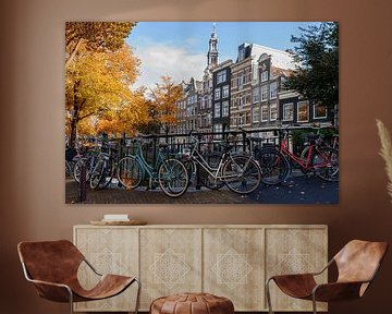 Bloemgracht in Amsterdam van Peter Bartelings