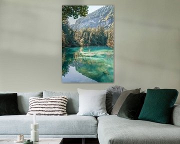 De Blausee In Zwitserland - Landschap Fotografie van Henrike Schenk