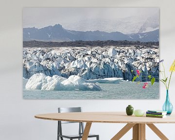 Vatnajokull gletsjer - IJsland van Barbara Brolsma