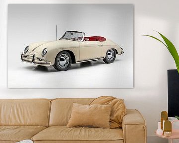 Porsche 356, sportauto, cabrio van Gert Hilbink