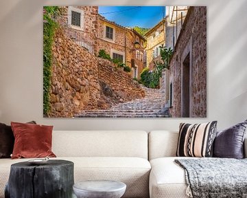 Old village of Fornalutx on Majorca, Spain Balearic Islands by Alex Winter