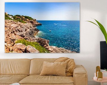 Idyllic coast view on Mallorca, Spain Balearic islands by Alex Winter