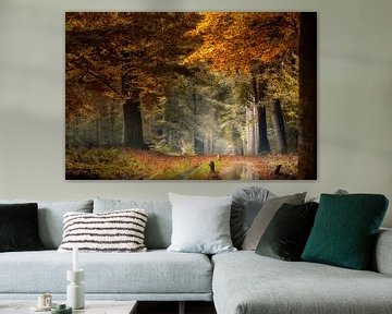 Moment der Stille (Niederländischer Herbstwald) von Kees van Dongen
