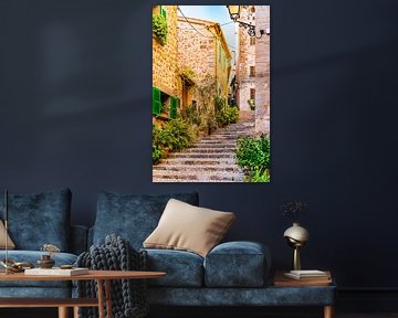 Vieux village romantique de Fornalutx à Majorque, Espagne sur Alex Winter