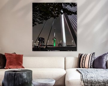 Skyline Rotterdam van Manuel Diaz Alonso