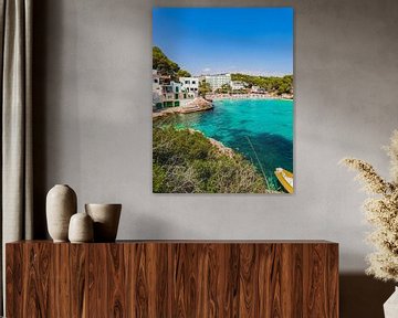 Belle vue de la baie de la plage de Cala Santanyi à Majorque, Espagne sur Alex Winter