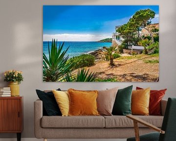 Beautiful island scenery, coastline of Sant Elm with idyllic sea view by Alex Winter