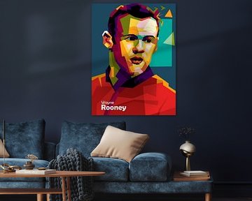 Rooney WPAP POPART von miru arts