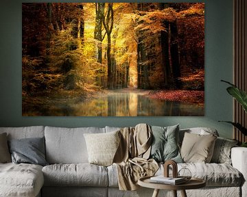 Träume (Niederländischer Herbstwald) von Kees van Dongen
