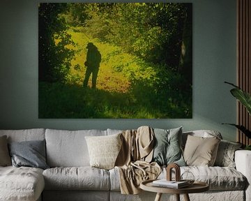 Wanderer im Wald. von Paul Nieuwendijk