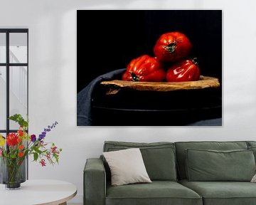 Vlezige tomaten op z'n mooist. van SO fotografie