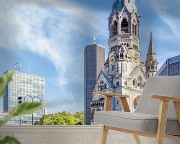 BERLIJN Kaiser-Wilhelm-Gedächtniskirche van Melanie Viola