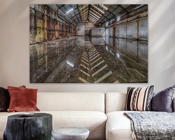 Flooded factory by Linda de Waard