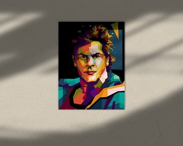 Shah Rukh Khan WPAP ART von miru arts