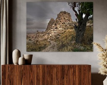Rock houses Cappadocia Turkey by Ton Buijs