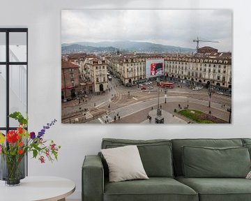 Platz im Zentrum von Turin, Italien