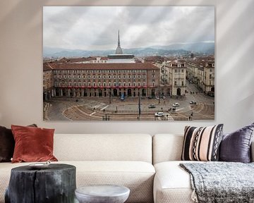 Square in centre of Turin, Italy by Joost Adriaanse