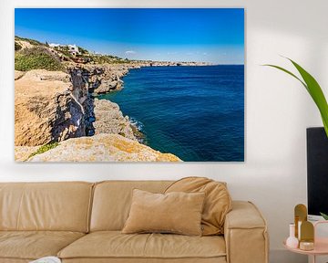 Rocky coast cliffs on Mallorca, Mediterranean Sea by Alex Winter