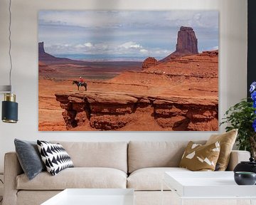 Monument Valley, Monument Valley Navajo Tribal Park der Navajo-indianen van Gert Hilbink