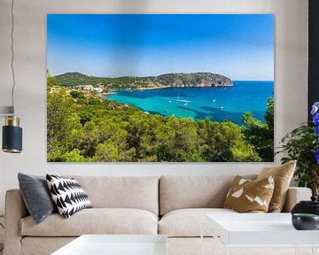 Blick auf Camp de Mar, wunderschöne Bucht an der Küste Mallorcas von Alex Winter