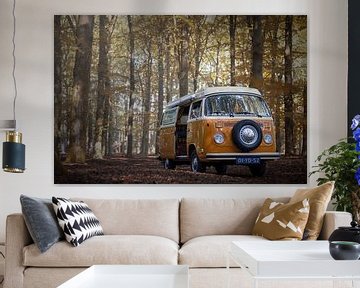 Klassieke Volkswagen T2B uit 1977 van GoWildGoNaturepictures