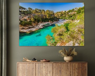 Prachtig strand van de Cala Pi baai op Mallorca, Spanje