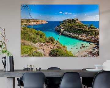 Belle plage de Cala Moro sur l'île de Majorque, Espagne sur Alex Winter