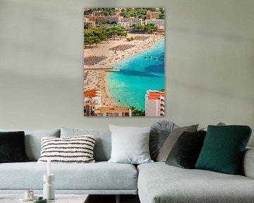 Plage majorquine de Santa Ponca, Espagne Mer Méditerranée sur Alex Winter