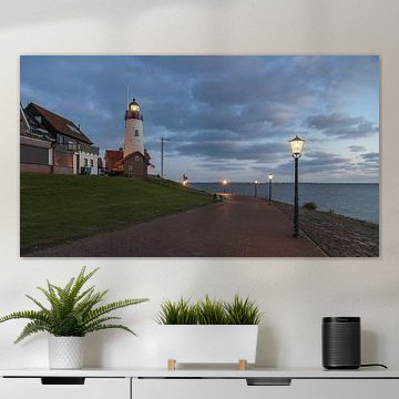 Urk lighthouse in the evening