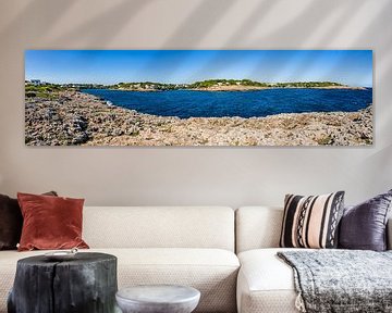 Vue panoramique de la côte de Cala D'Or, île de Majorque, Espagne sur Alex Winter