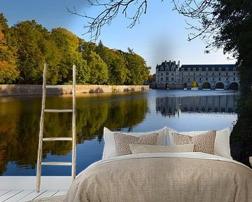 Autumnal view of Chateau Chenonceau in the Loire Valley by Studio LE-gals