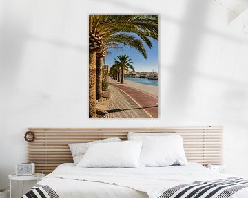 Palma de Majorca stad en jachthaven, Spanje van Alex Winter