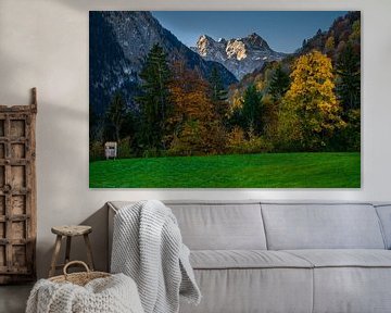 L'automne dans les montagnes de Brandnertal, Vorarlberg sur Ralf van de Veerdonk