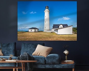 The lighthouse Hirtshals Fyr in Denmark by Rico Ködder