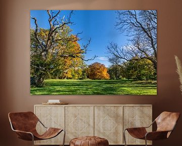 Gouden herfst in het kasteelpark in Putbus van GH Foto & Artdesign