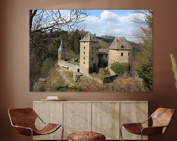 Kasteel Reinhardstein, bij Malmedy, België van Imladris Images