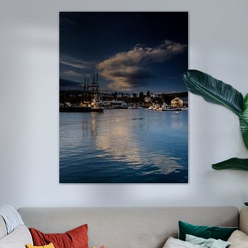 The port of Husavik, Iceland