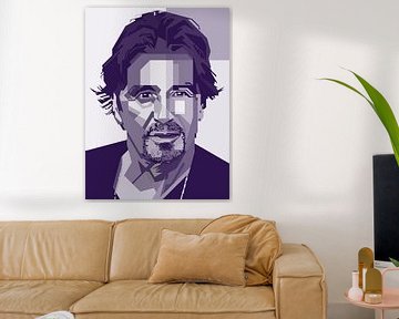 Al Pacino Skintone in WPAP van SW Artwork