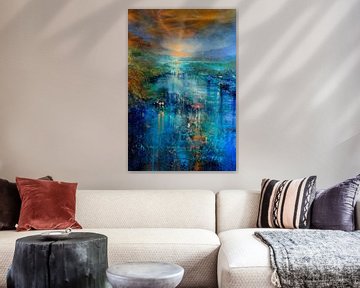 Hier en Nu - geabstraheerd landschap van Annette Schmucker