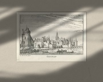 Abraham Rademaker, Ansicht von Gennep, 1727 - 1733