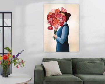 Bouquet de fleurs sur Anna van Balen
